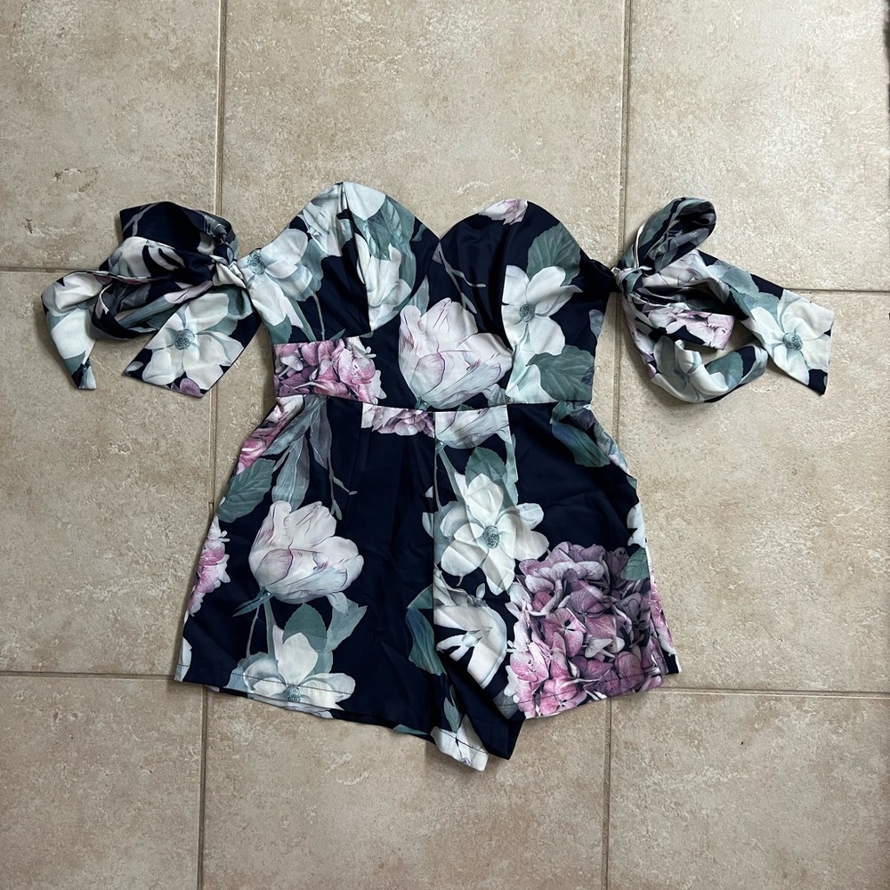 Hot Miami styles floral romper